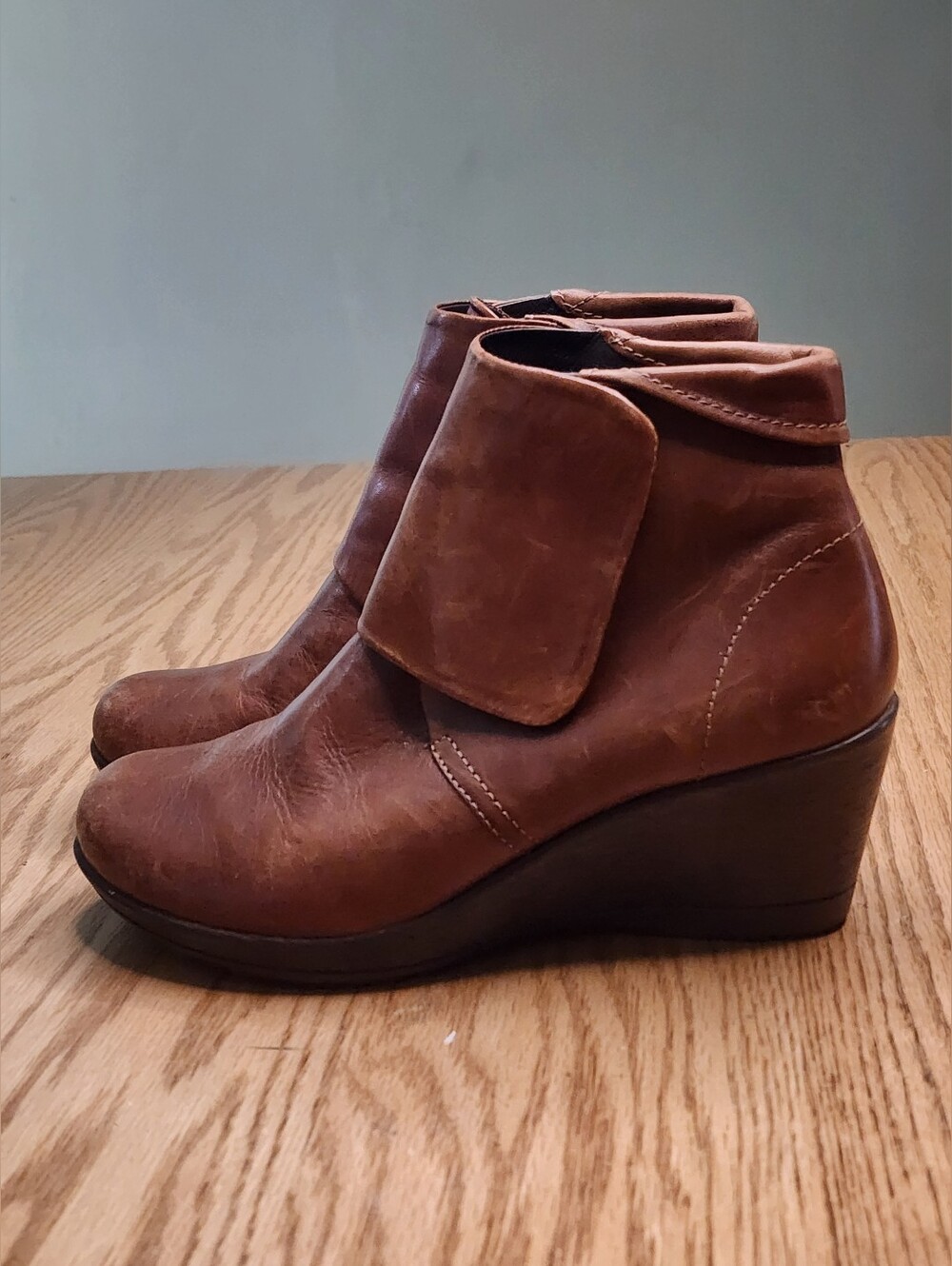 Dansko Romy Brown Leather Ankle Boots Women Size 38 - Picture 10 of 12